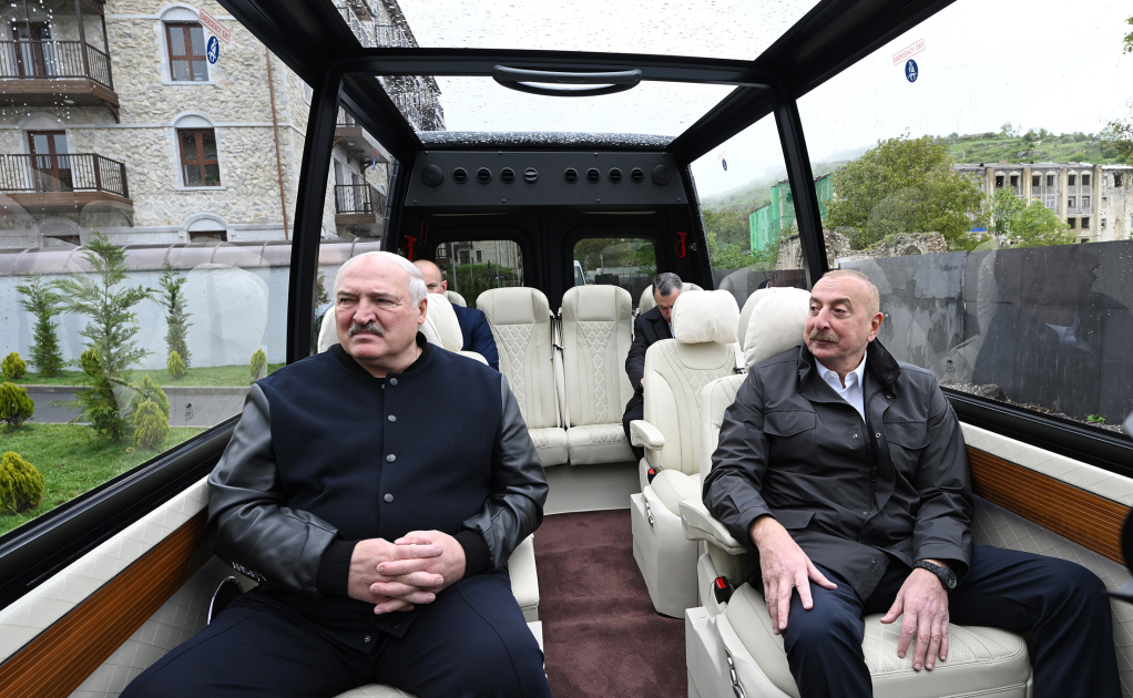 President Ilham Aliyev, President Aleksandr Lukashenko visit Shusha city (PHOTO/VIDEO)