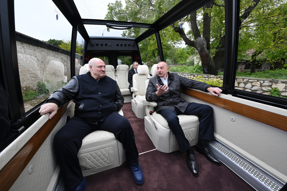 President Ilham Aliyev, President Aleksandr Lukashenko visit Shusha city (PHOTO/VIDEO)