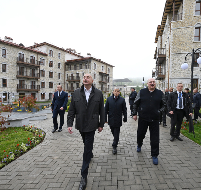 President Ilham Aliyev, President Aleksandr Lukashenko visit Shusha city (PHOTO/VIDEO)