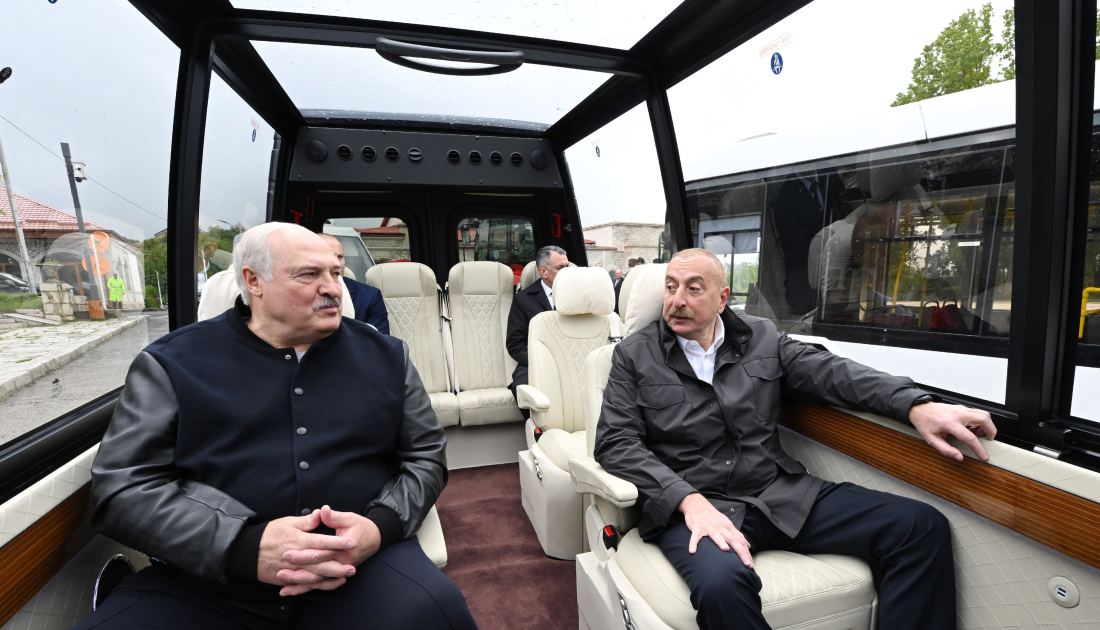 President Ilham Aliyev, President Aleksandr Lukashenko visit Shusha city (PHOTO/VIDEO)