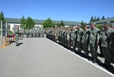 Azerbaijan's army official observes tactical exercises of artillery units (PHOTO)