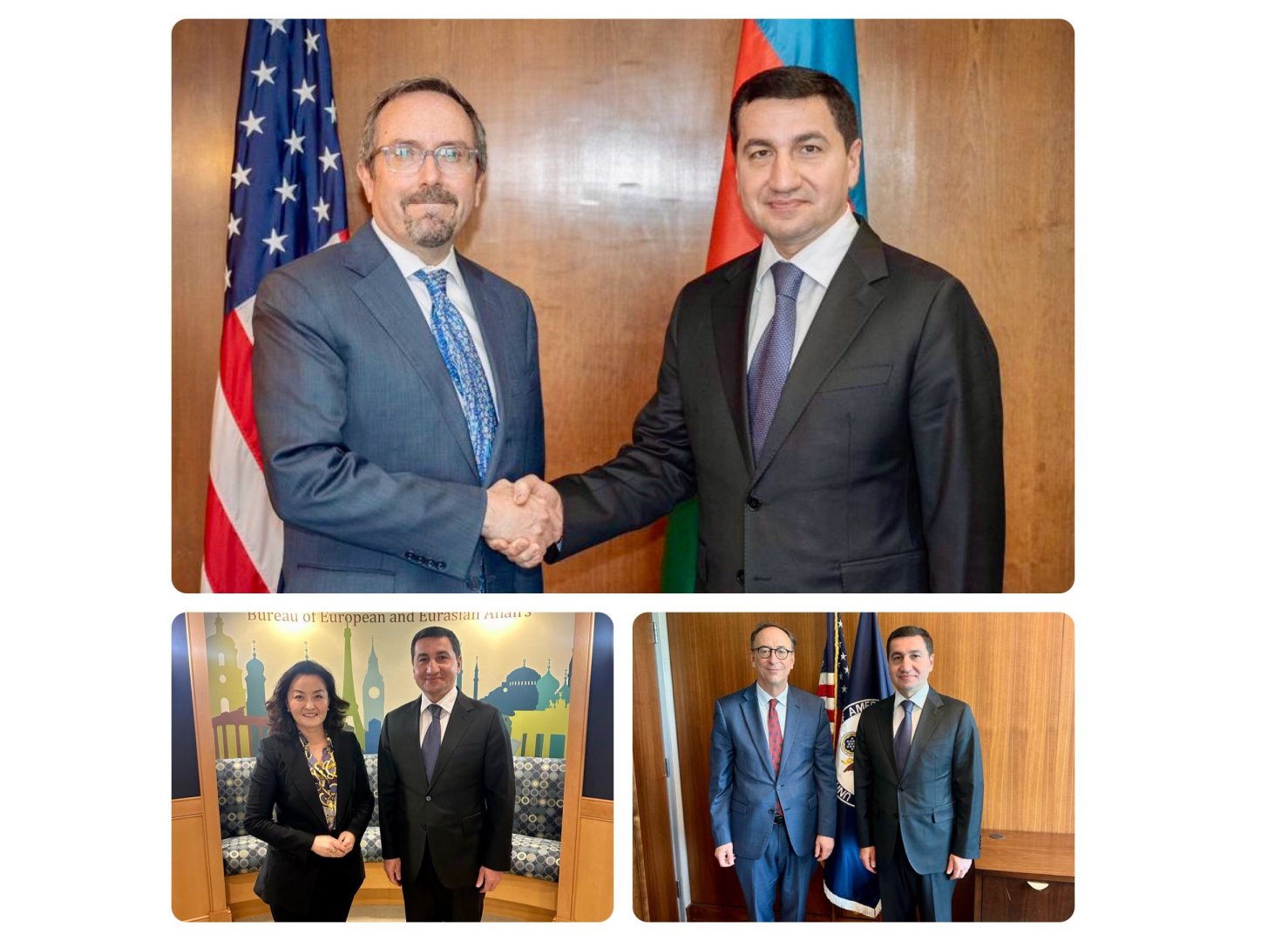 Azerbaijani President's assistant meets with US government officials