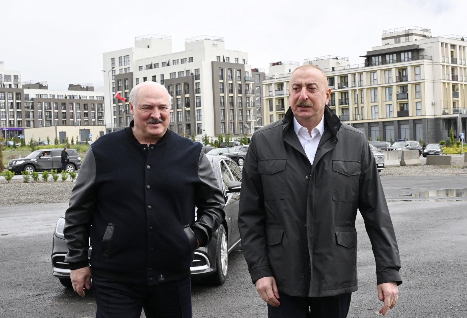 President Ilham Aliyev, President Aleksandr Lukashenko visit devastated areas of Fuzuli city, review city master plan (PHOTO/VIDEO)