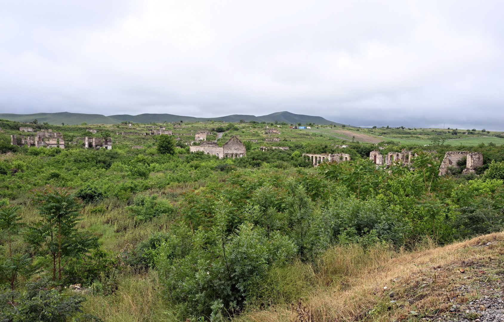President Ilham Aliyev, President Aleksandr Lukashenko visit devastated areas of Fuzuli city, review city master plan (PHOTO/VIDEO)
