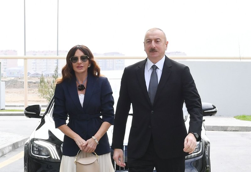 President Ilham Aliyev, First Lady Mehriban Aliyeva attend opening of Shusha Wellness and Health Center