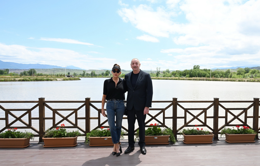 President Ilham Aliyev, First Lady Mehriban Aliyeva participate in opening of Aghali hotel in Zangilan district (PHOTO/VIDEO)