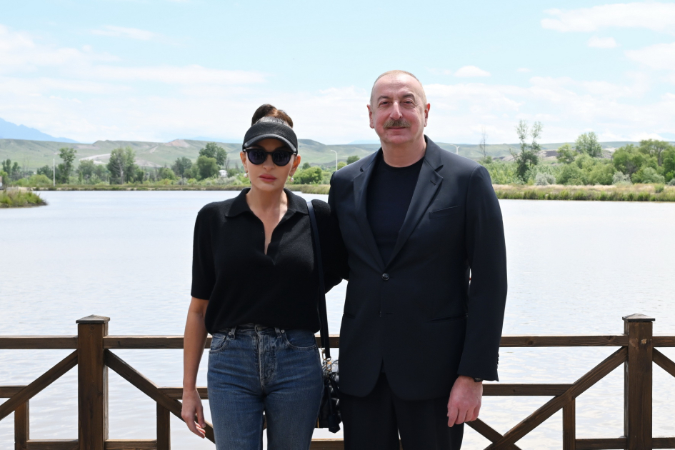 President Ilham Aliyev, First Lady Mehriban Aliyeva participate in opening of Aghali hotel in Zangilan district (PHOTO/VIDEO)