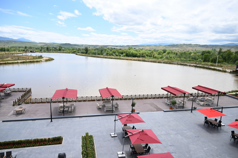 President Ilham Aliyev, First Lady Mehriban Aliyeva participate in opening of Aghali hotel in Zangilan district (PHOTO/VIDEO)