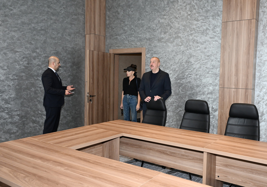 President Ilham Aliyev, First Lady Mehriban Aliyeva participate in opening of Aghali hotel in Zangilan district (PHOTO/VIDEO)