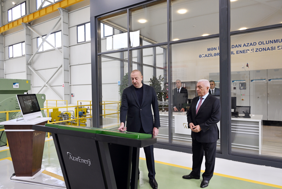 President Ilham Aliyev participates in inauguration of Zangilan, Shayifli hydroelectric power plants (PHOTO/VIDEO)