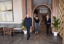 President Ilham Aliyev, First Lady Mehriban Aliyeva participate in opening of Aghali hotel in Zangilan district (PHOTO/VIDEO)