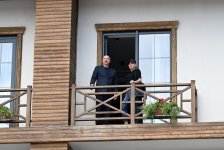 President Ilham Aliyev, First Lady Mehriban Aliyeva participate in opening of Aghali hotel in Zangilan district (PHOTO/VIDEO)