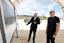 President Ilham Aliyev lays foundation stone for village of Mashanli in Jabrayil district (PHOTO/VIDEO)