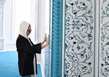 President Ilham Aliyev, First Lady Mehriban Aliyeva attend inauguration of Zangilan Mosque (PHOTO/VIDEO)