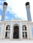 President Ilham Aliyev, First Lady Mehriban Aliyeva attend inauguration of Zangilan Mosque (PHOTO/VIDEO)