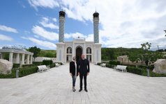 President Ilham Aliyev, First Lady Mehriban Aliyeva attend inauguration of Zangilan Mosque (PHOTO/VIDEO)