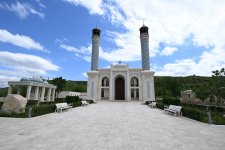 President Ilham Aliyev, First Lady Mehriban Aliyeva attend inauguration of Zangilan Mosque (PHOTO/VIDEO)