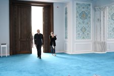President Ilham Aliyev, First Lady Mehriban Aliyeva attend inauguration of Zangilan Mosque (PHOTO/VIDEO)