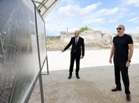 President Ilham Aliyev lays foundation stone for Karhulu village in Jabrayil district (PHOTO/VIDEO)