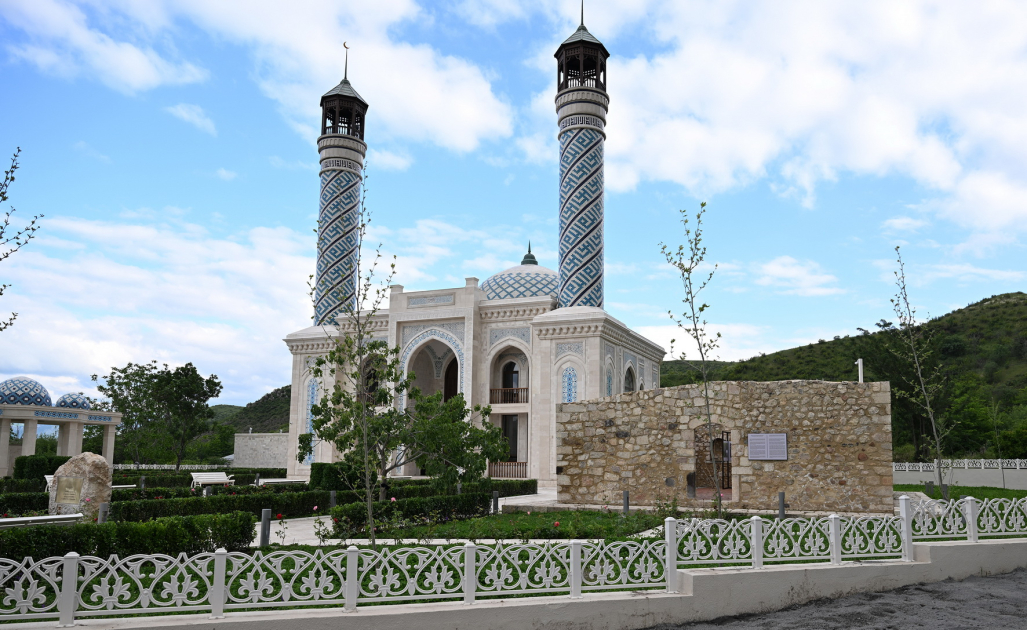 President Ilham Aliyev, First Lady Mehriban Aliyeva attend inauguration of Zangilan Mosque (PHOTO/VIDEO)