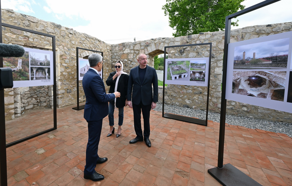 President Ilham Aliyev, First Lady Mehriban Aliyeva attend inauguration of Zangilan Mosque (PHOTO/VIDEO)