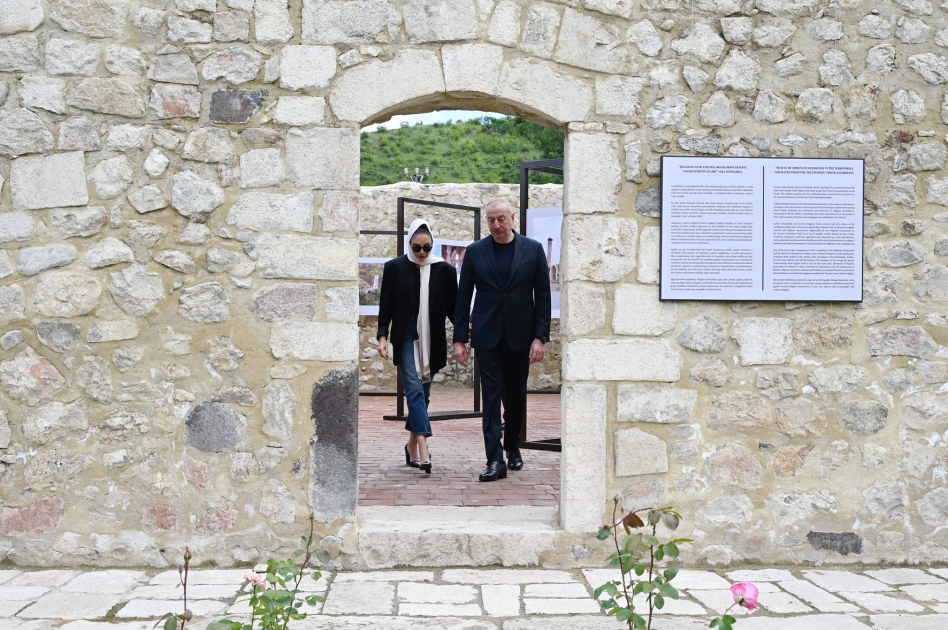 President Ilham Aliyev, First Lady Mehriban Aliyeva attend inauguration of Zangilan Mosque (PHOTO/VIDEO)