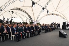 President Ilham Aliyev, President Ebrahim Raisi attend ceremony to commission "Khudafarin" hydroelectric complex and inaugurate "Giz Galasi" hydroelectric complex (PHOTO/VIDEO)