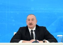 President Ilham Aliyev, President Ebrahim Raisi attend ceremony to commission "Khudafarin" hydroelectric complex and inaugurate "Giz Galasi" hydroelectric complex (PHOTO/VIDEO)