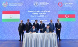 Tajikistan, Azerbaijan sign number of documents on cooperation (PHOTO)