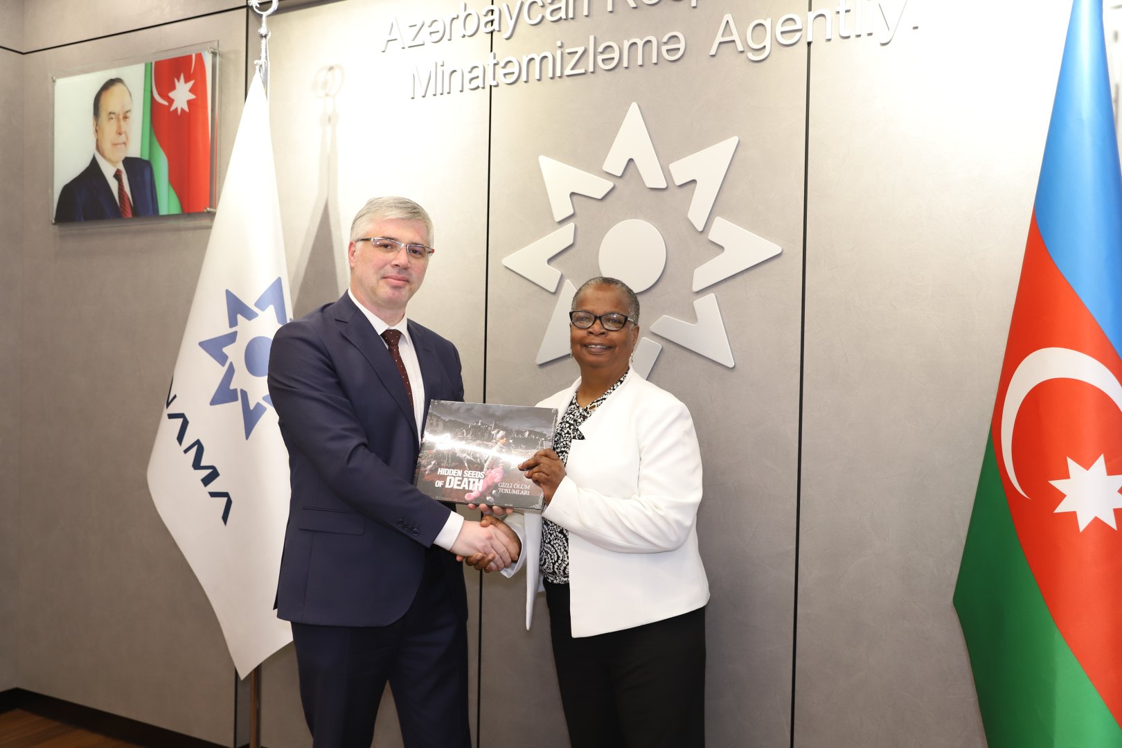 ANAMA briefs US delegation over landmine challenges in liberated territories (PHOTO)