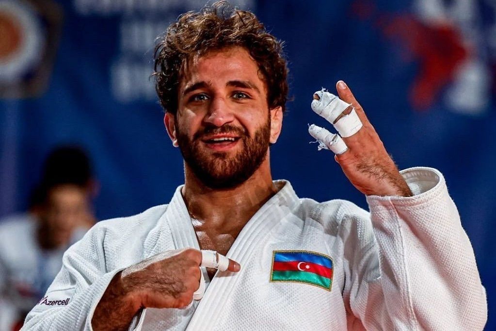First VP Mehriban Aliyeva congratulates Azerbaijani judoka on winning world championship title (PHOTO)