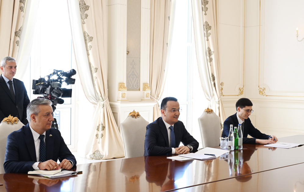 President Ilham Aliyev receives Minister of Investment, Industry and Trade of Uzbekistan (PHOTO/VIDEO)
