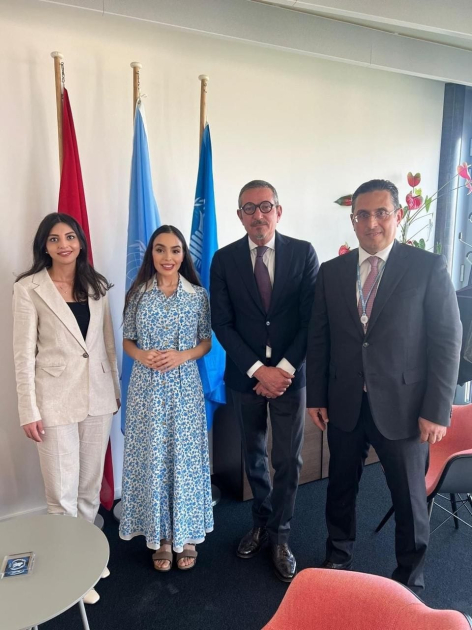 Vice-President of Heydar Aliyev Foundation Leyla Aliyeva holds meetings at United Nation’s office in Switzerland (PHOTO)