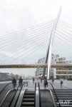 Azerbaijan's Baku sees construction of unique pedestrian bridge (PHOTO)