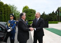 Baku hosts official welcome ceremony for President of Tajikistan (PHOTO)