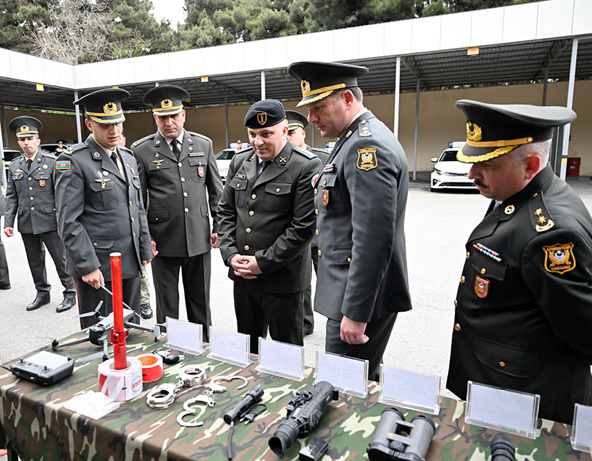 Georgian Military Police Department delegation visits Azerbaijan (PHOTO)