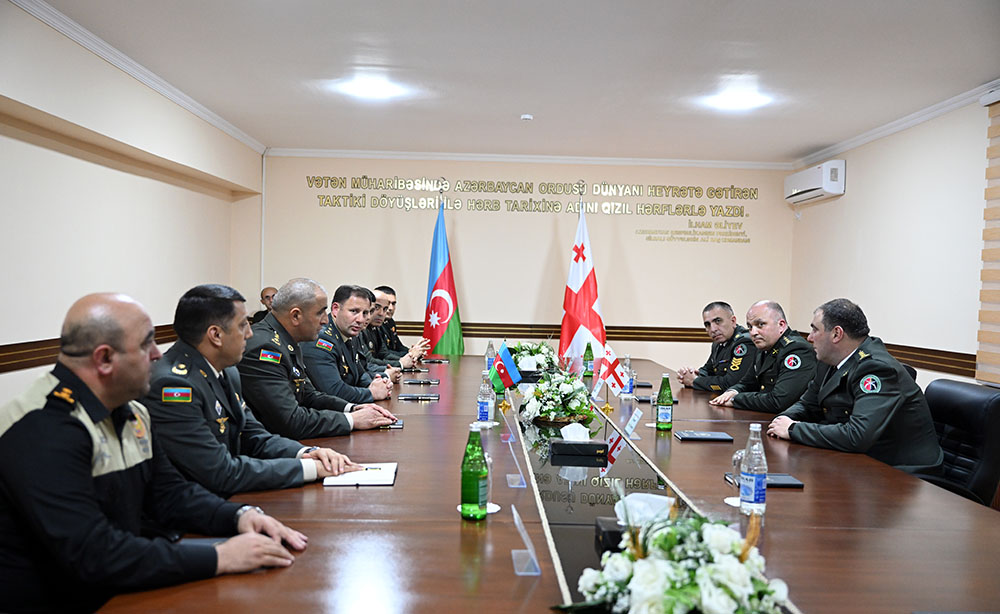 Georgian Military Police Department delegation visits Azerbaijan (PHOTO)