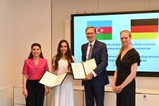 Heydar Aliyev Foundation VP Leyla Aliyeva attends Berlin event dealing with bison reintroduction (PHOTO)