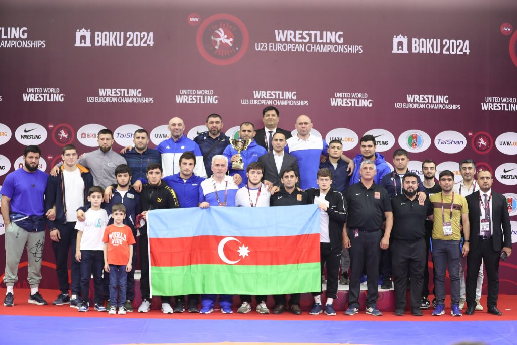 Azerbaijan's freestyle wrestling team becomes European champion