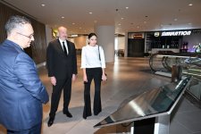 President Ilham Aliyev, First Lady Mehriban Aliyeva participate in presentation of Crescent Bay project and opening of Crescent Mall (PHOTO/VIDEO)