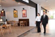 President Ilham Aliyev, First Lady Mehriban Aliyeva participate in presentation of Crescent Bay project and opening of Crescent Mall (PHOTO/VIDEO)