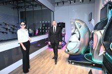 President Ilham Aliyev, First Lady Mehriban Aliyeva participate in presentation of Crescent Bay project and opening of Crescent Mall (PHOTO/VIDEO)