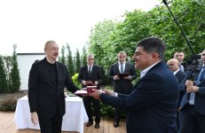 President Ilham Aliyev, First Lady Mehriban Aliyeva meet residents who relocated to Khojaly city (PHOTO/VIDEO)