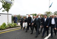President Ilham Aliyev, First Lady Mehriban Aliyeva meet residents who relocated to Khojaly city (PHOTO/VIDEO)