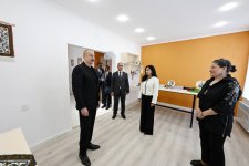President Ilham Aliyev, First Lady Mehriban Aliyeva meet residents who relocated to Khojaly city (PHOTO/VIDEO)