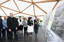 President Ilham Aliyev, First Lady Mehriban Aliyeva meet residents who relocated to Khojaly city (PHOTO/VIDEO)