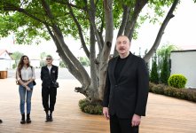 President Ilham Aliyev, First Lady Mehriban Aliyeva meet residents who relocated to Khojaly city (PHOTO/VIDEO)