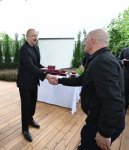 President Ilham Aliyev, First Lady Mehriban Aliyeva meet residents who relocated to Khojaly city (PHOTO/VIDEO)