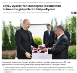 Top Turkish media cover President Ilham Aliyev and First Lady Mehriban Aliyeva's Khojaly visit (PHOTO)