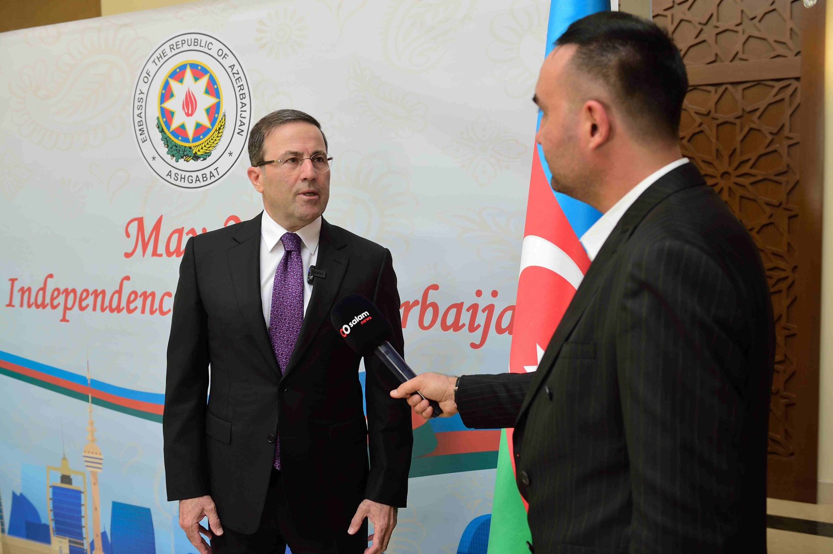 Azerbaijan's Independence Day celebrated in Turkmenistan (PHOTO)